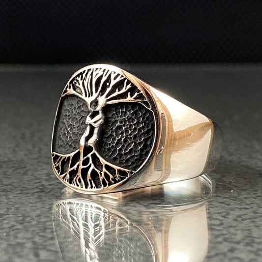 Life Of Tree 925 Solid Silver Ring