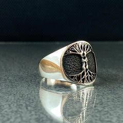 Life Of Tree 925 Solid Silver Ring