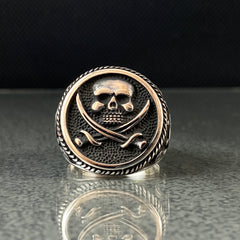 Skull Sailor 925 Sterling Silver Handmade Ring