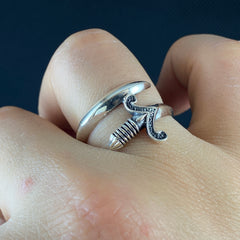 925 Sterling Silver Sword Handmade Ring