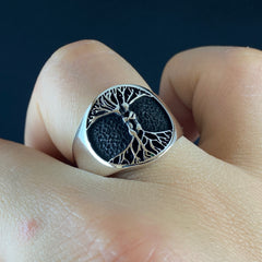 Life Of Tree 925 Solid Silver Ring