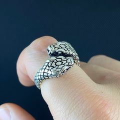 Snake 925 Solid Silver Ring