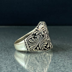 Classic 925 Sterling Silver Ring For Mens