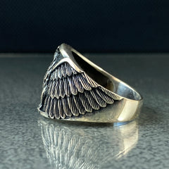 Eagle Winged 925 Sterling Silver Animal Ring