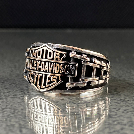 Harley Davidson 925 Solid Silver Ring