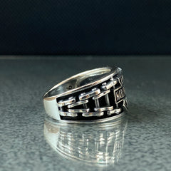 Harley Davidson 925 Solid Silver Ring