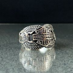 Harley Davidson 925 Sterling Silver Ring