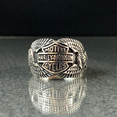 Harley Davidson 925 Sterling Silver Ring