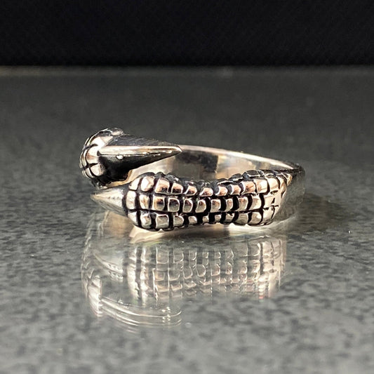 Eagle Claw 925 Silver Men Ring, Gift Jewelry For Biker