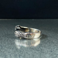 Eagle Claw 925 Silver Men Ring, Gift Jewelry For Biker