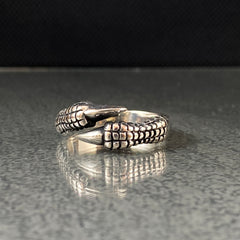 Eagle Claw 925 Silver Men Ring, Gift Jewelry For Biker