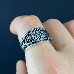 Harley Davidson 925 Solid Silver Ring