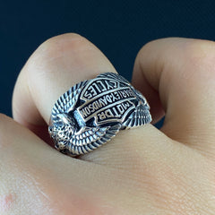 Harley Davidson 925 Sterling Silver Ring