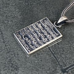 Ayetul Kursi Original 925 Silver Necklace