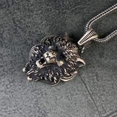 3D Wold 925 Sterling Silver Necklace