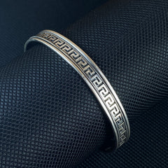 925 Sterling Silver Cuff Bracelet For Men