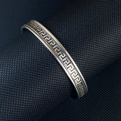 925 Sterling Silver Cuff Bracelet For Men