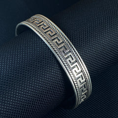 925 Sterling Silver Cuff Bracelet For Men