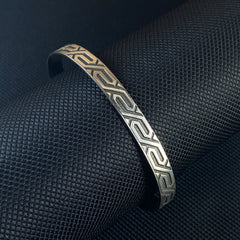 925 Sterling Silver Cuff Bracelet For Men