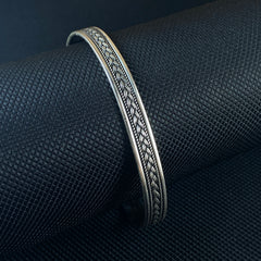 925 Sterling Silver Cuff Bracelet For Men