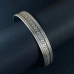 925 Sterling Silver Cuff Bracelet For Men