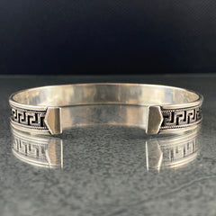 925 Sterling Silver Cuff Bracelet For Men