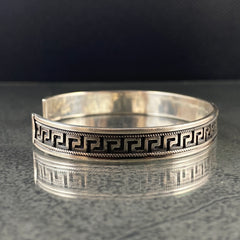 925 Sterling Silver Cuff Bracelet For Men