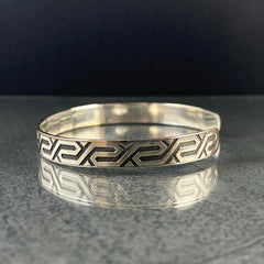 925 Sterling Silver Cuff Bracelet For Men