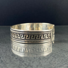 925 Sterling Silver Cuff Bracelet For Men