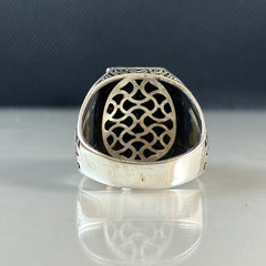 Onyx Gemstone 925 Sterling Silver Ring