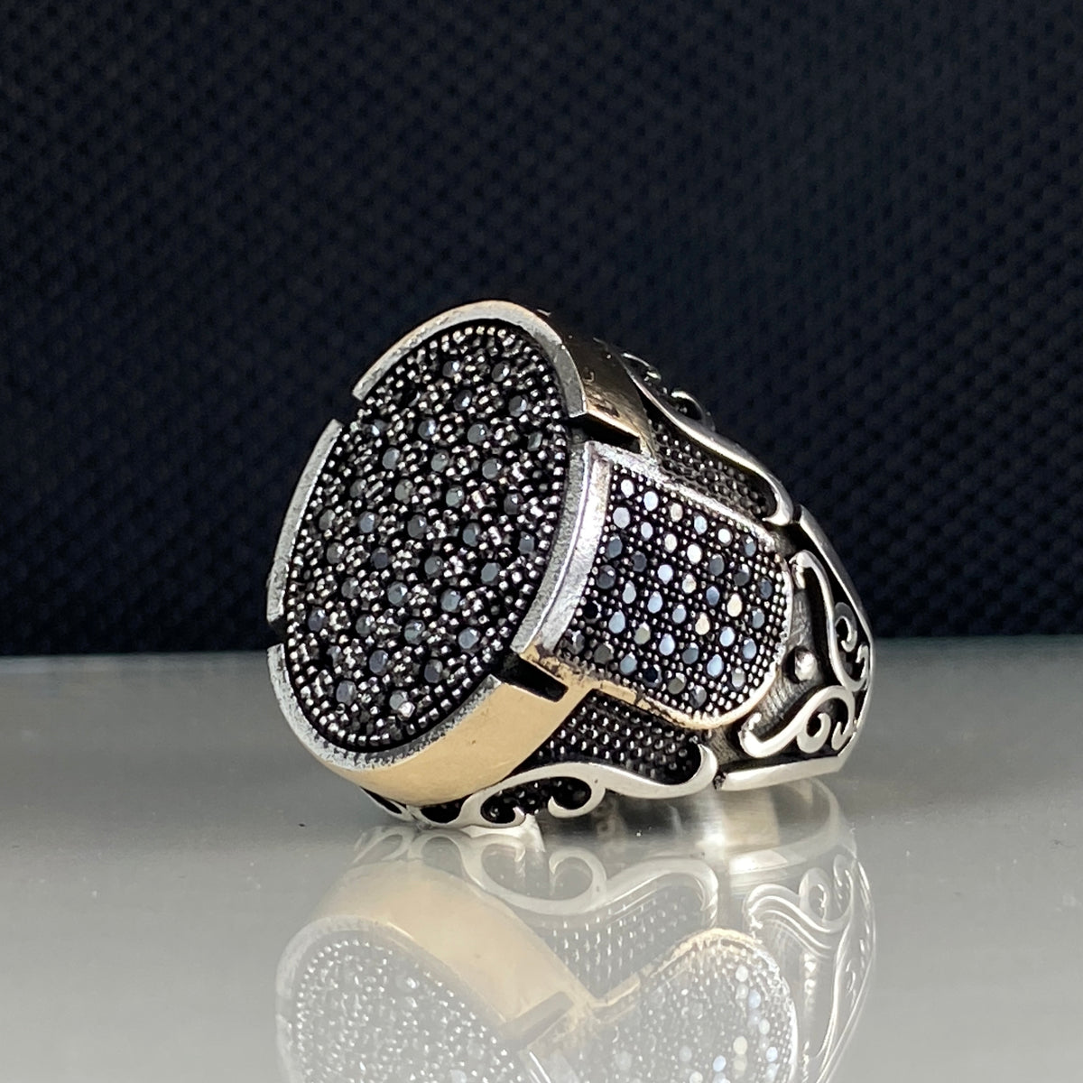 Men Handmade 925 Sterling Silver Turkish Ring