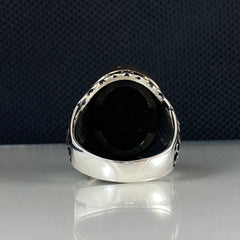 Men Handmade 925 Sterling Silver Turkish Ring