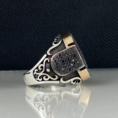 Men Handmade 925 Sterling Silver Turkish Ring