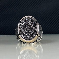 Men Handmade 925 Sterling Silver Turkish Ring