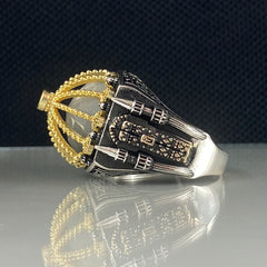 Mosque Design 925 Sterling Silver Men Ring