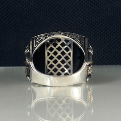 Mosque Design 925 Sterling Silver Men Ring