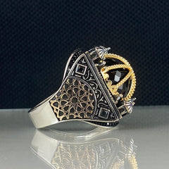 Musque 925 Silver Unique Design Men Ring