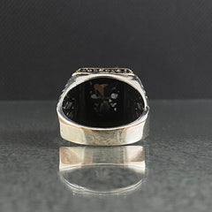 Black Onyx 925 Silver Men Ring