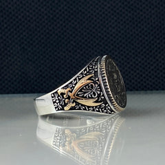 Seal Of Solomon 925 Sterling Silver Men Handmade Ring