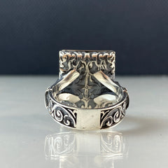 Seal Of Solomon 925 Sterling Silver Men Ring